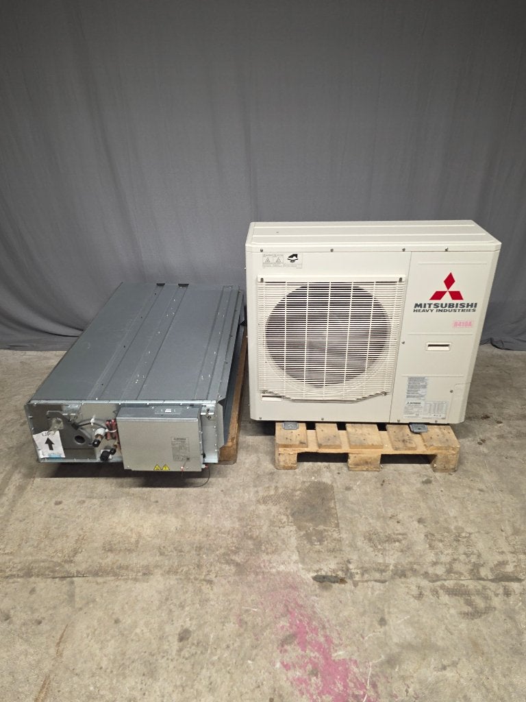 Refurbished kanaal airco warmtepomp Mitsubishi 14 kW, Witgoed en Apparatuur, Airco's, Koelen en Ontvochtigen, Timer, Refurbished
