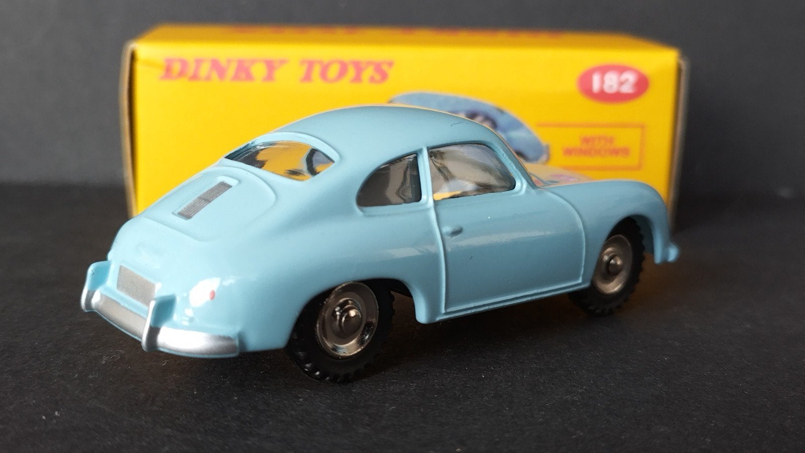 Porsche 356 A Blue 1:43 Dinky Toys Atlas Re-edition Pol, Hobby en Vrije tijd, Modelauto's | 1:43, Auto, Verzenden, ., Nieuw