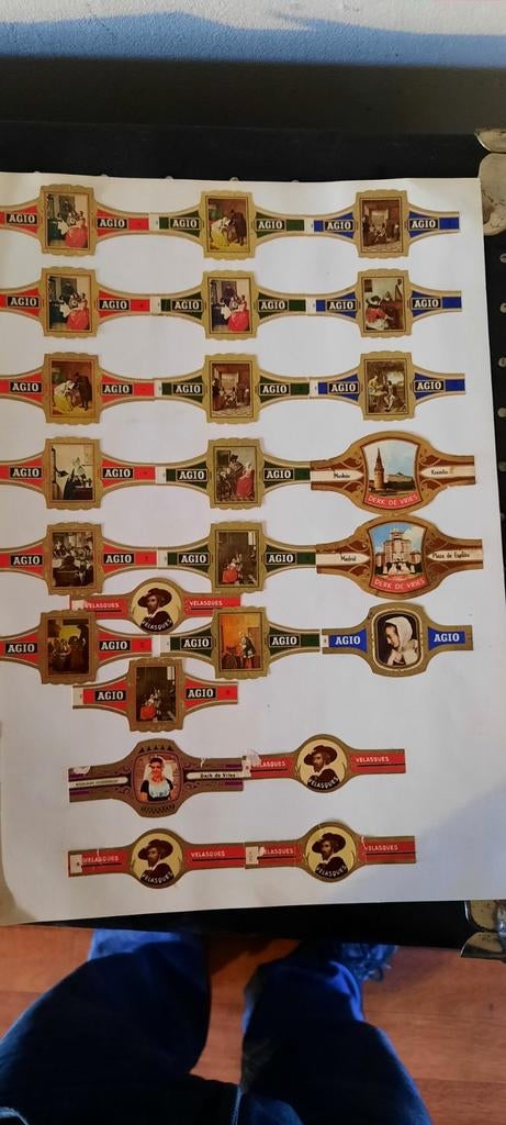 Oude sigarenbandjes, Ophalen of Verzenden, Gebruikt