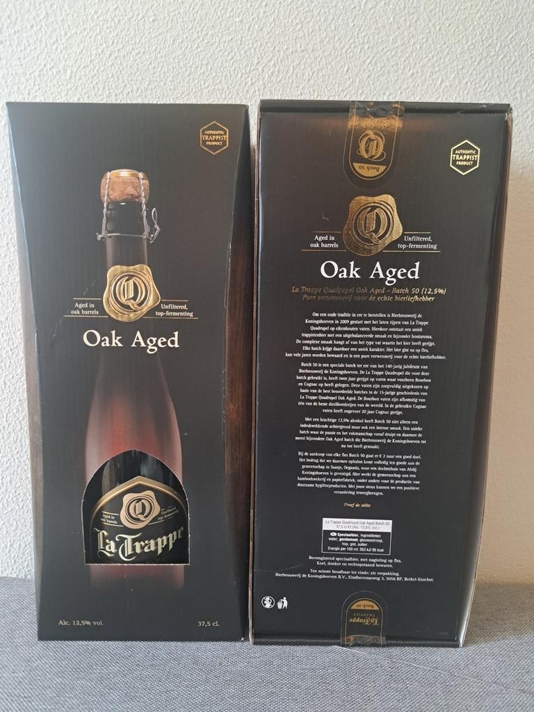 La Trappe Quadrupel Oak Aged set, Verzamelen, Ophalen, Flesje(s), La Trappe