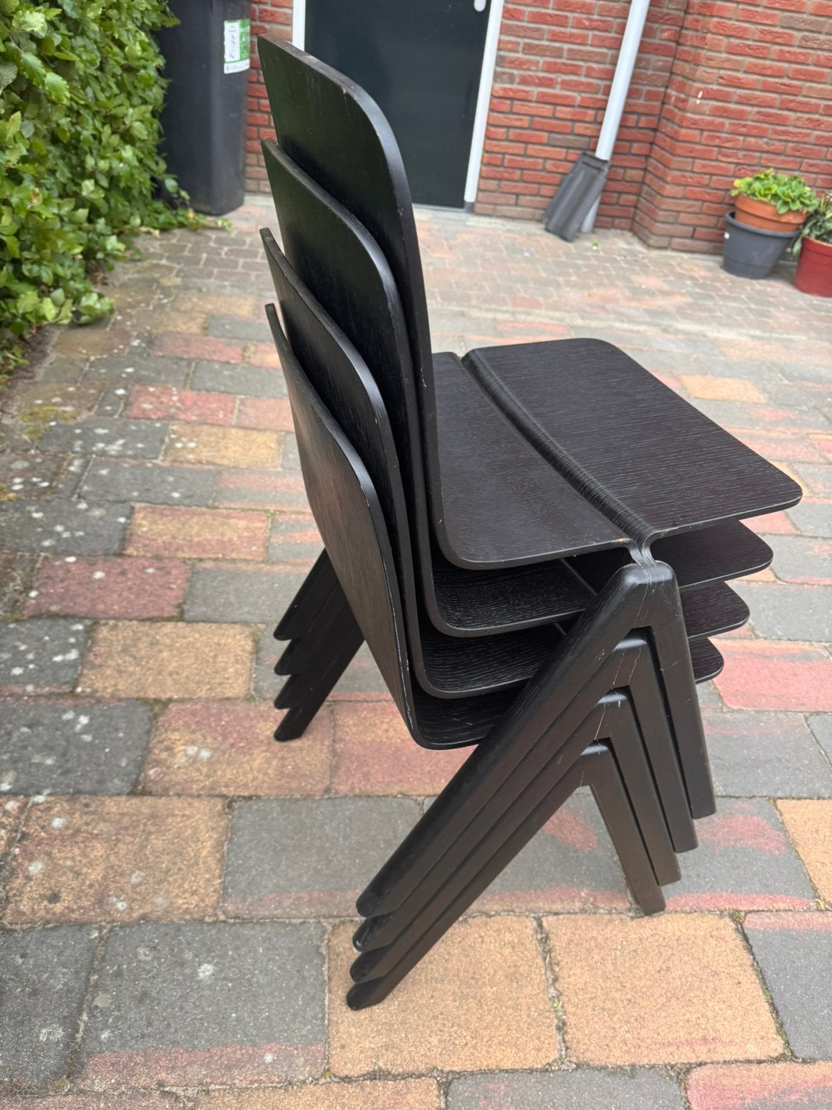 Houten stoelen Hay, Ophalen, Gebruikt, Twee, Zwart