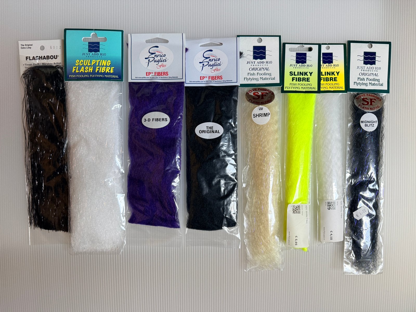 Streamermateriaal 8x, Watersport en Boten, Hengelsport | Vliegvissen, Ophalen of Verzenden, Nieuw, Overige typen