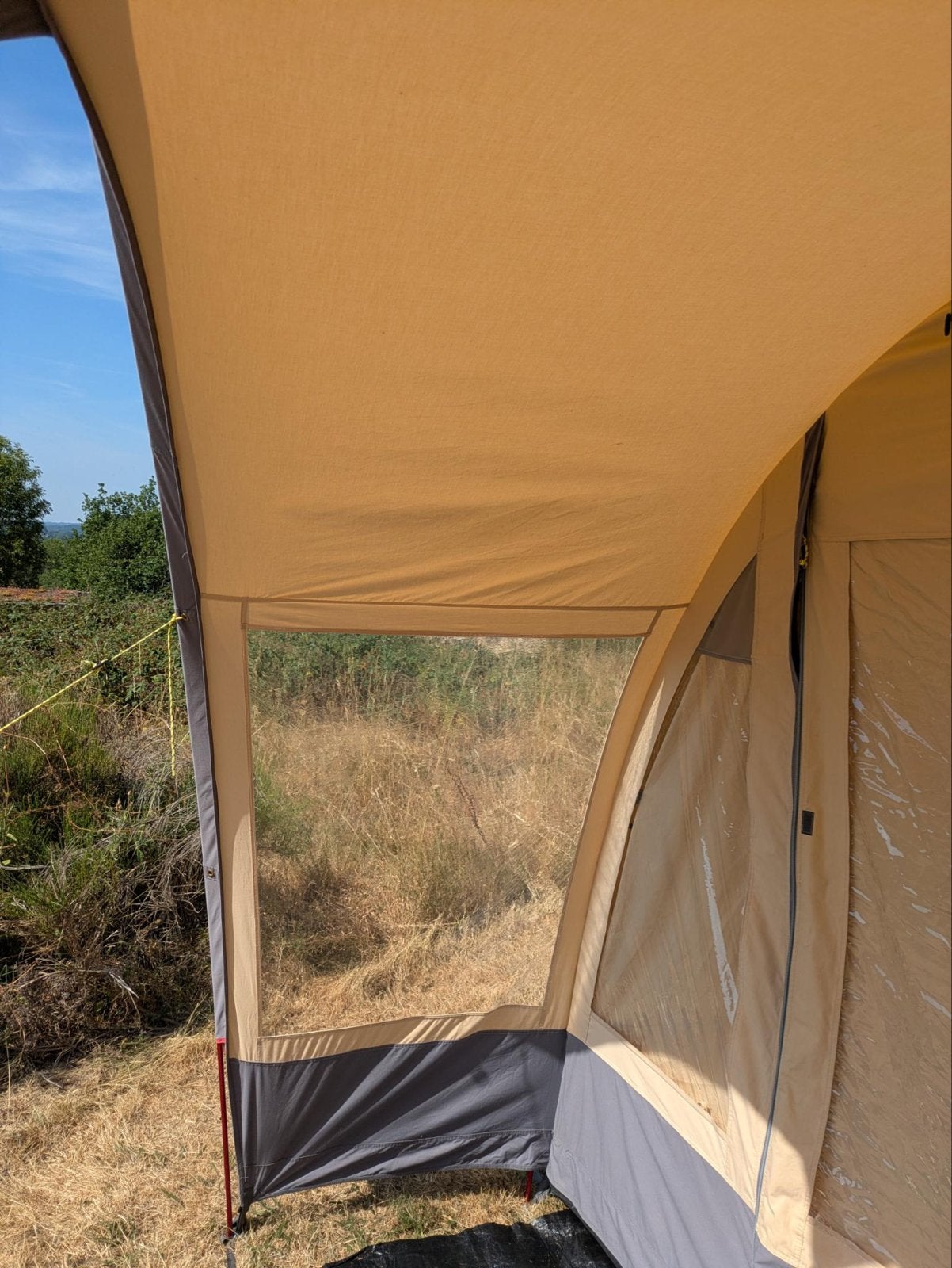 Ruime tunneltent Eurotrail Alabama Alu BTC, Caravans en Kamperen, Tenten, Ophalen, Gebruikt, Tot en met 6