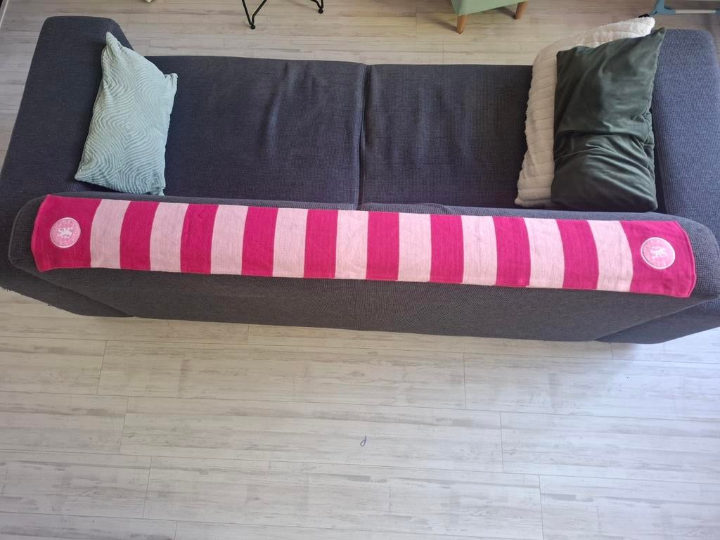 Chelsea sjaal - Roze gestreept, Ophalen of Verzenden, Zo goed als nieuw, Buitenlandse clubs, Vaantje of Sjaal