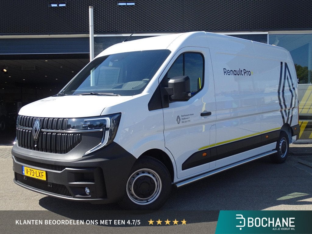 Renault Master E-Tech T35 L3H2 Advance long range 87 kWh GOO, Auto's, Renault, Wit, Origineel Nederlands, Te koop