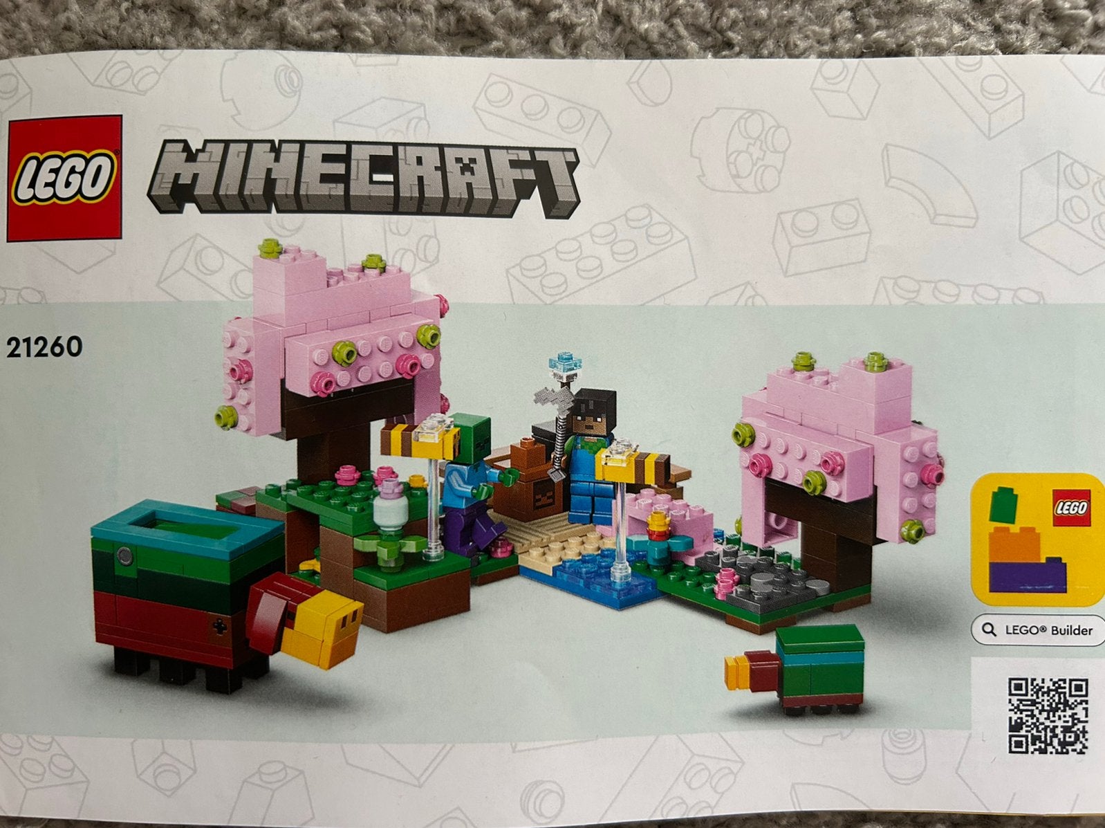 Lego Minecraft set 21260, Ophalen of Verzenden, Zo goed als nieuw