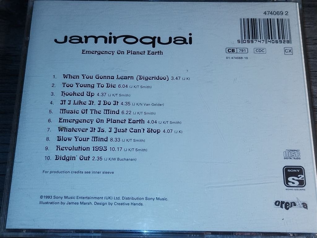 Jamiroquai - Emergency On Planet Earth, Ophalen of Verzenden, Zo goed als nieuw