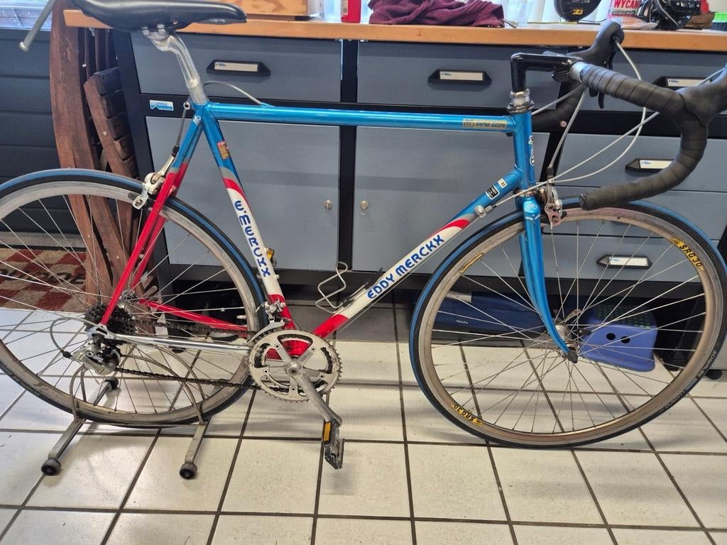 Eddy Merckx Corsa Extra Team Motorola racefiets ct 57 cm, Ophalen, 28 inch, Gebruikt, Velgrem