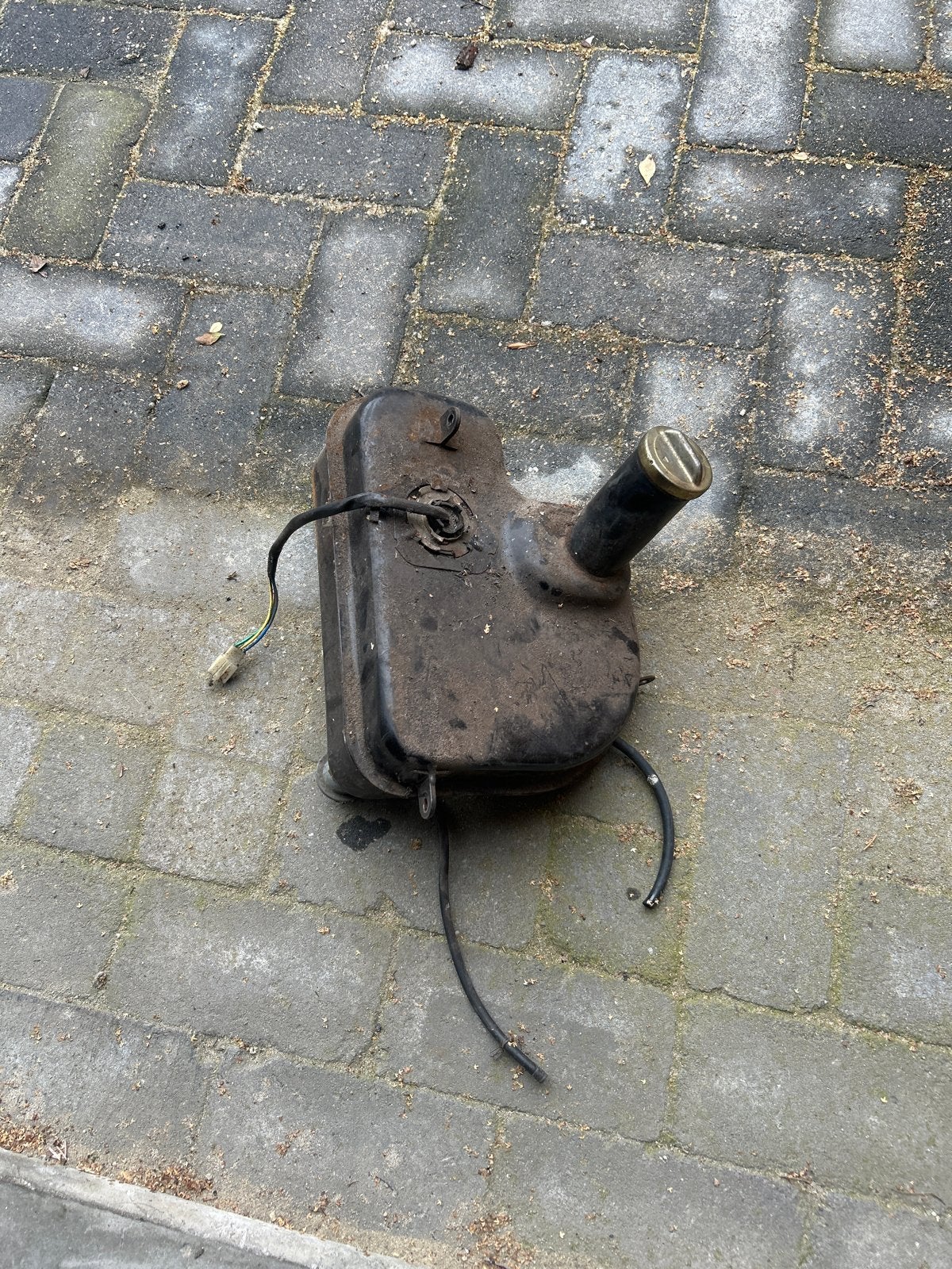 Brandstoftank Piaggio/Aprilia retro scooter, Ophalen of Verzenden, Gebruikt, Tank, Piaggio