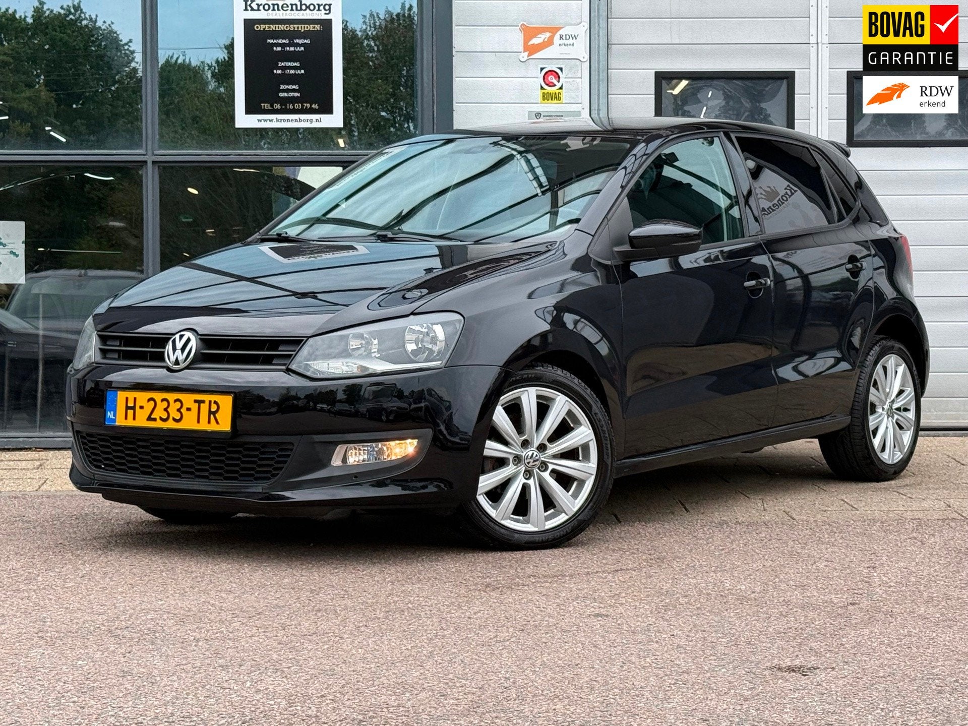 Volkswagen Polo 1.2-12V Trendline| NAP| CRUISECR, Voorwielaandrijving, Zwart, 1198 cc, Zwart