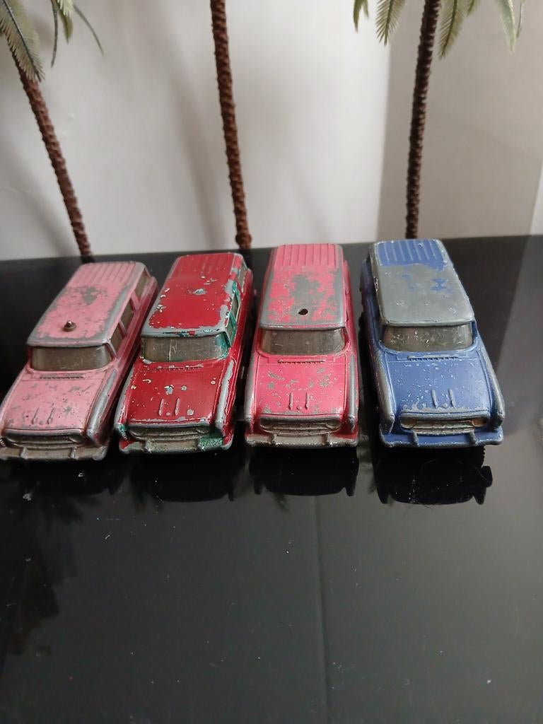 4x Nash Rambler.  Dinky toys oa 173, opknappers, Ophalen of Verzenden, Gebruikt, Auto, Dinky Toys