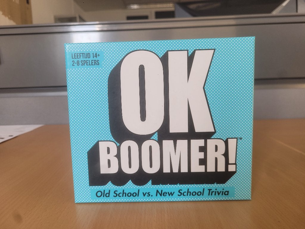 OK Boomer! Goliath Games Bordspel Zo Goed Als Nieuw, Goliath, Goliath, Goliath, Ophalen of Verzenden