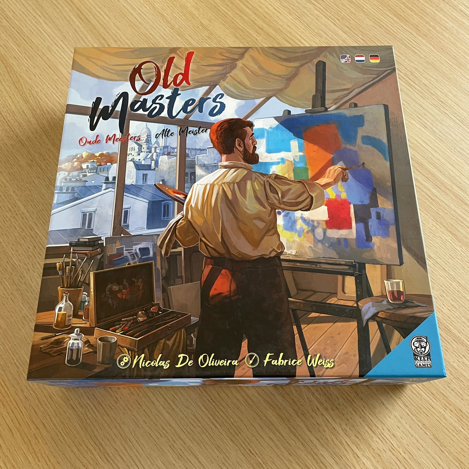 Oude Meesters bordspel, Ophalen of Verzenden, Zo goed als nieuw