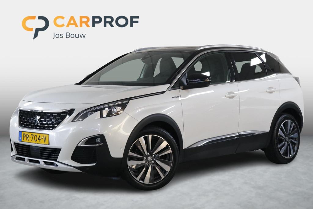 Peugeot 3008 1.2 PureTech GT Line 130 PK. NW Distributieriem, Auto's, Peugeot, Gebruikt, Euro 6, Leder en Stof, Wit