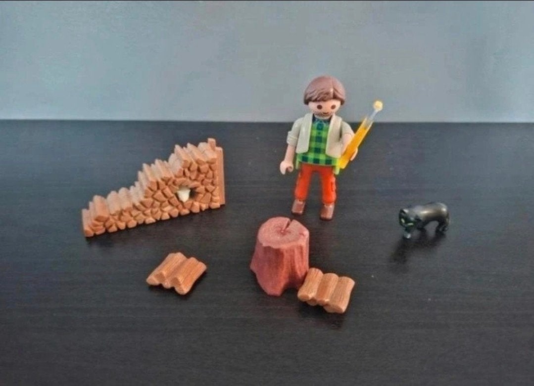 Playmobil Houhakker - Set 5412 Compleet, Gebruikt, Complete set, Ophalen of Verzenden, Figuren
