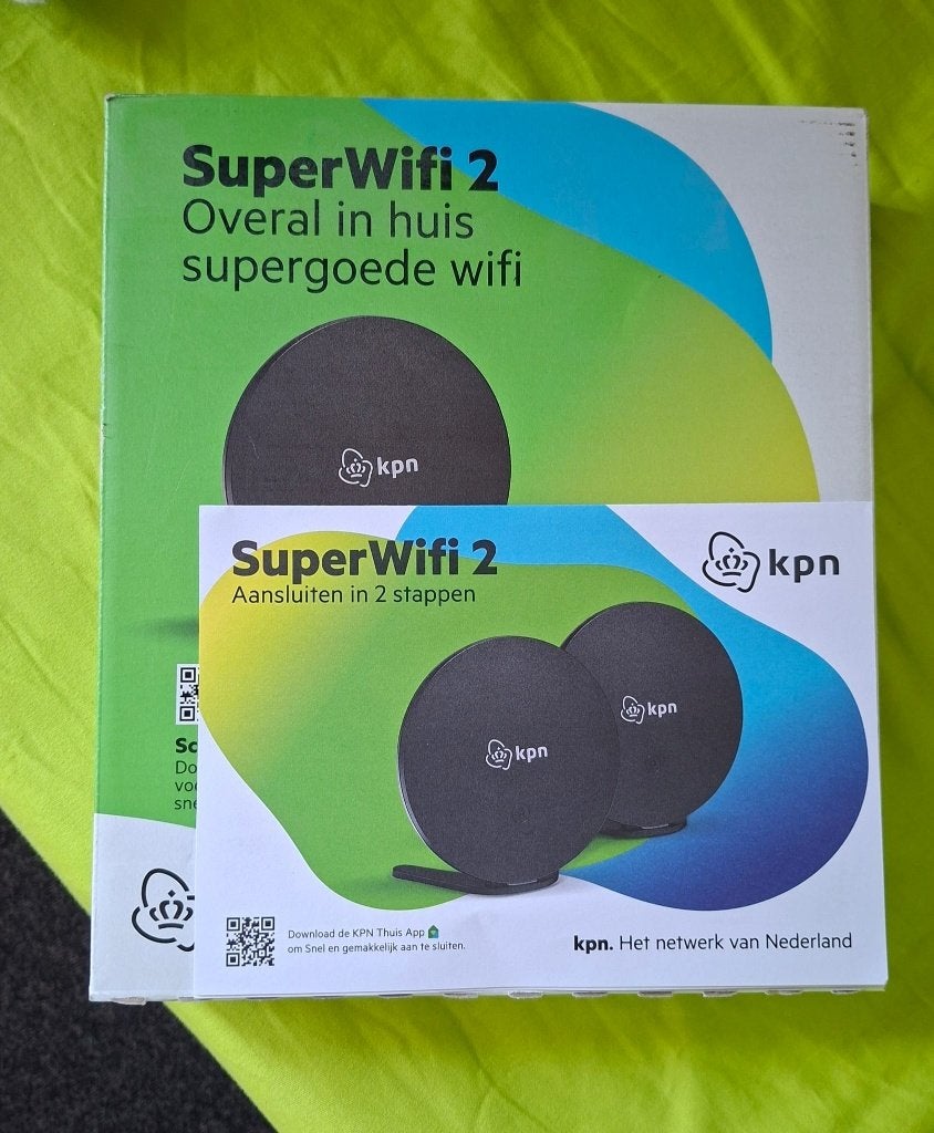 Superwifi 2 KPN zwart (1 punt), Computers en Software, WiFi-versterkers, Ophalen, Nieuw, Kpn