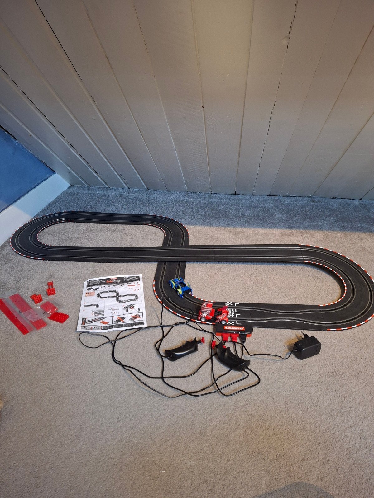 Carrera GO!!! Build 'n Race racebaan met 2 auto's, Kinderen en Baby's, Ophalen, Racebaan, Zelf te bouwen, Carrera