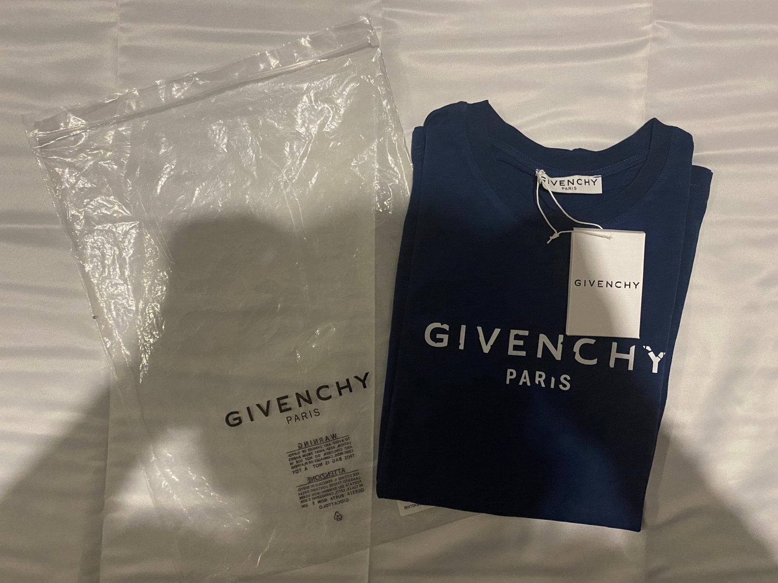 Givenchy shirt heren donkerblauw maat S nieuw, Ophalen of Verzenden, Nieuw, Maat 46 (S) of kleiner, Blauw