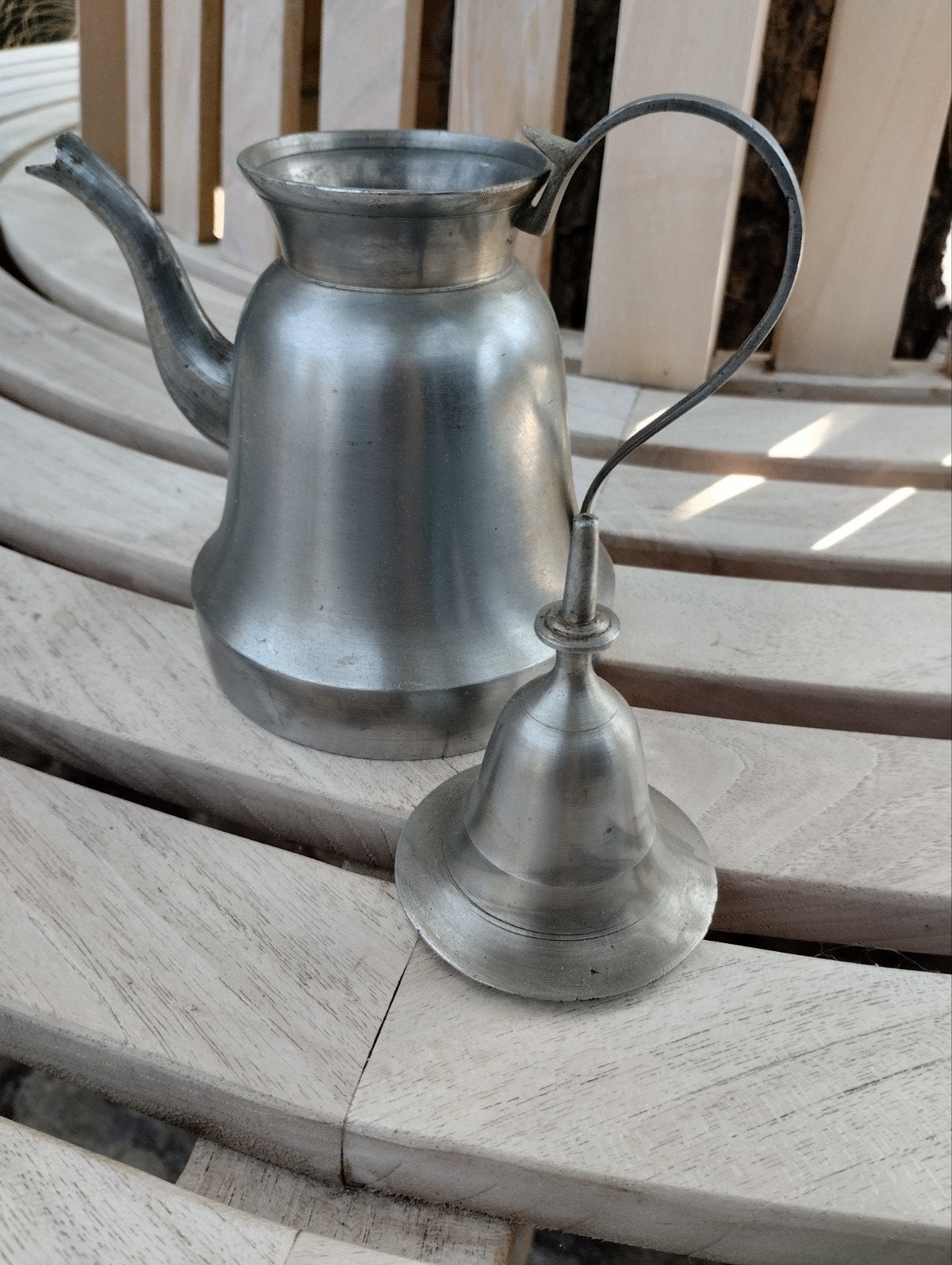 Tinnen schenk kannetje, Ophalen of Verzenden