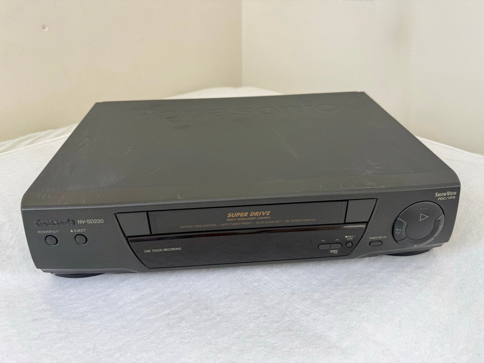 Panasonic NV-SD220 VCR met afstandsbediening en kabels, Audio, Tv en Foto, Ophalen of Verzenden, Gebruikt, VHS-speler of -recorder