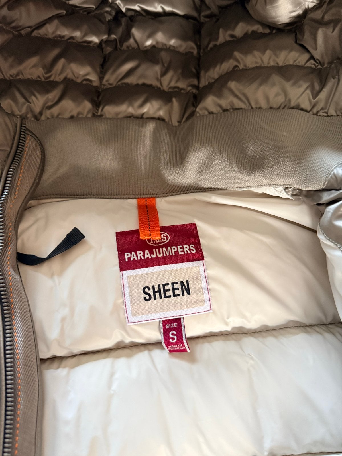 Parajumpers Sheen winterjas - Maat S, Ophalen, Zo goed als nieuw, Maat 46 (S) of kleiner, Grijs