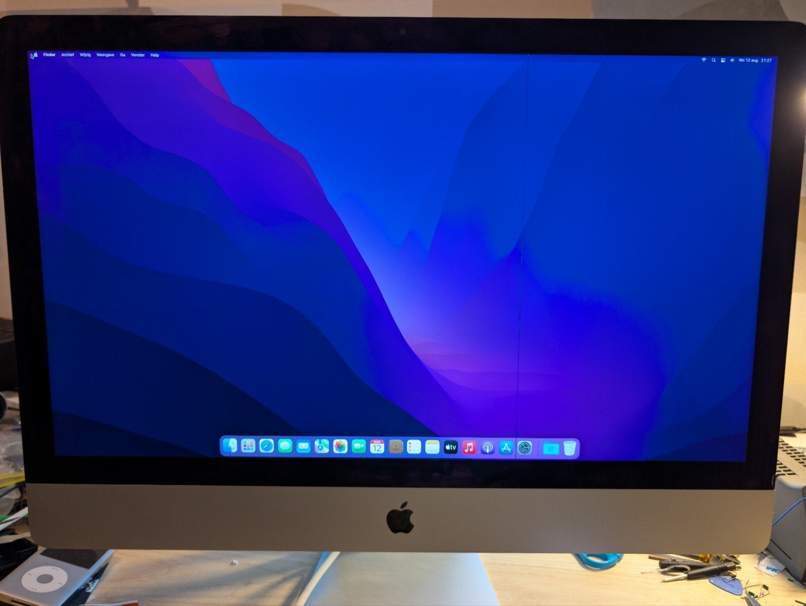 Apple iMac 27-inch (Late 2015) - 8GB RAM, 1TB Fusion Drive, Computers en Software, Apple Desktops, Ophalen, Gebruikt, HDD en SSD