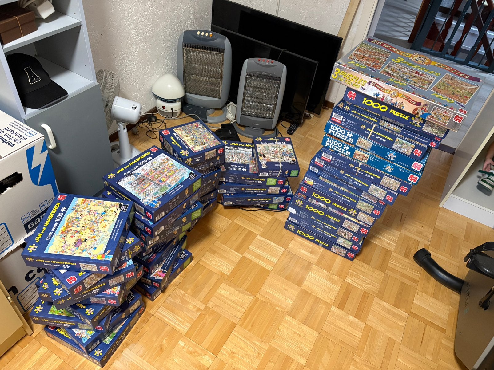 Jan van Haasteren puzzels, Ophalen, Zo goed als nieuw