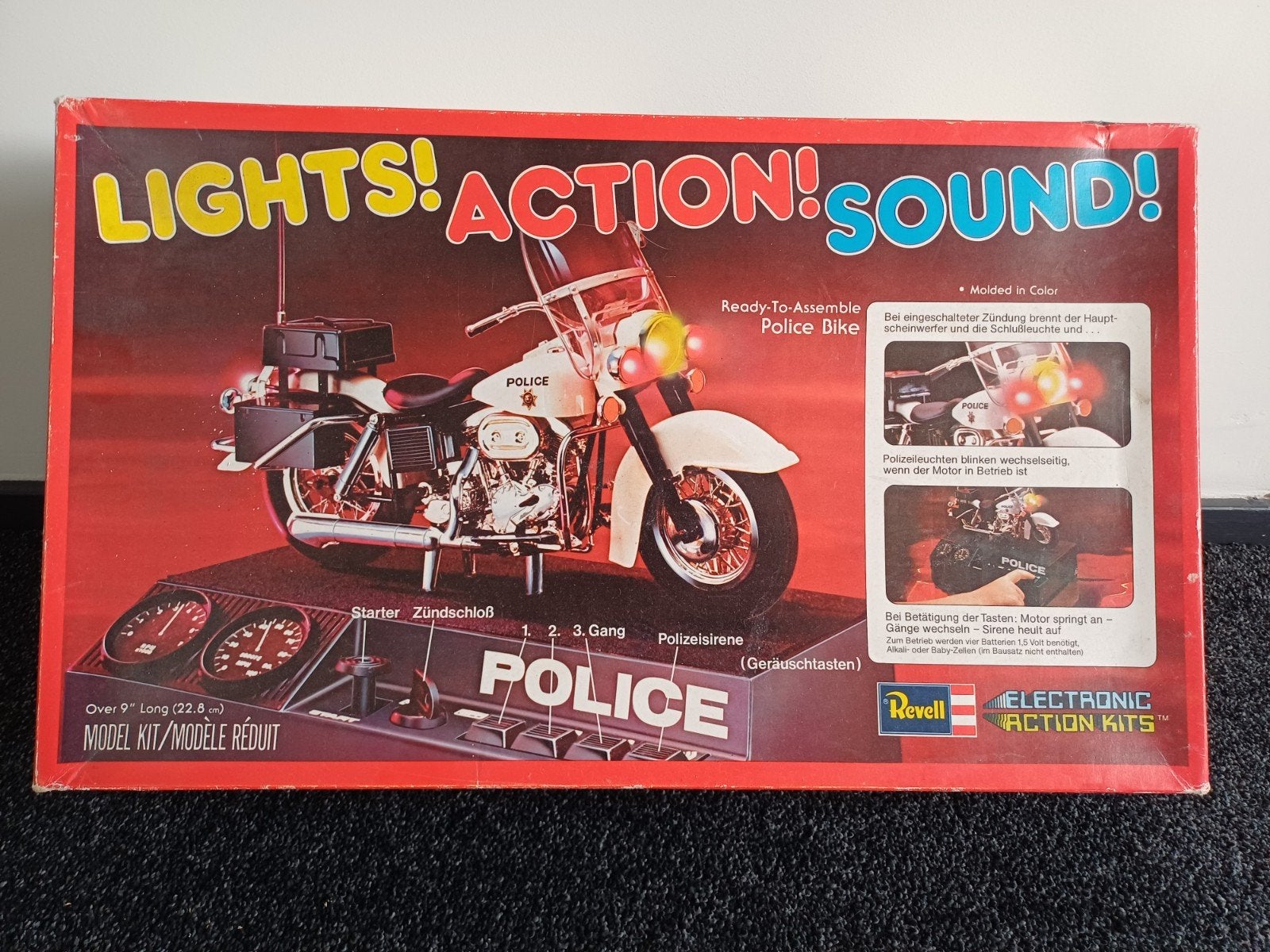Revell Electronic Action Kits Police Bike Modelbouw, Ophalen, Revell, Nieuw, Groter dan 1:32