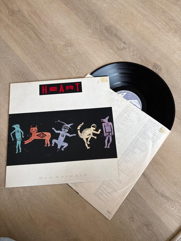 Heart - Bad Animals LP (Vinyl), Ophalen of Verzenden, Gebruikt