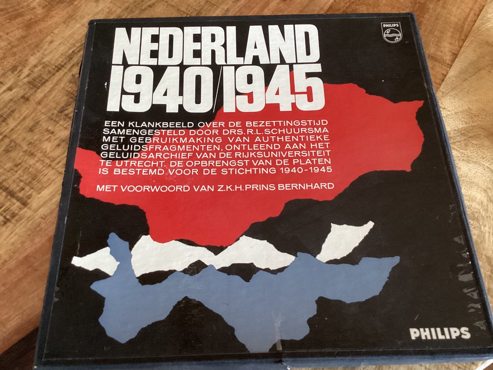 KLANKBEELD  OVER  DE  BEZETTING 1940-1945  BOXSET  PHILIPS, Ophalen, Speciale editie, Overige typen, Zo goed als nieuw