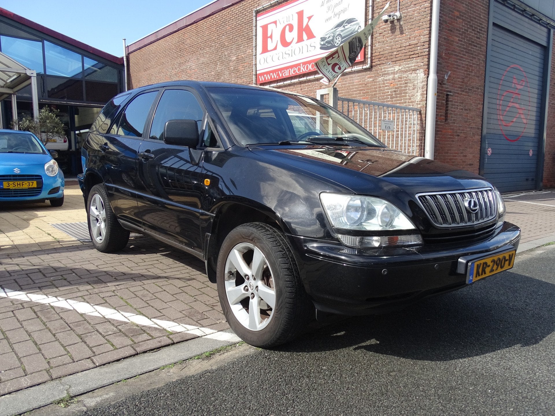 Lexus RX 300 Executive (bj 2001, automaat), Auto's, Lexus, Automaat, Gebruikt, Zwart, Zwart