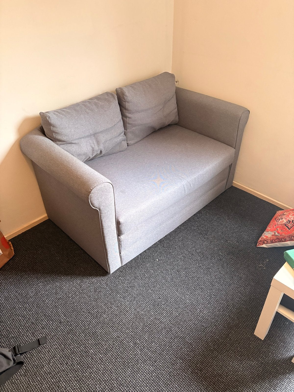 Grijze slaapbank - Femke (Leenbakker), Ophalen, Gebruikt, 210 cm, Grijs