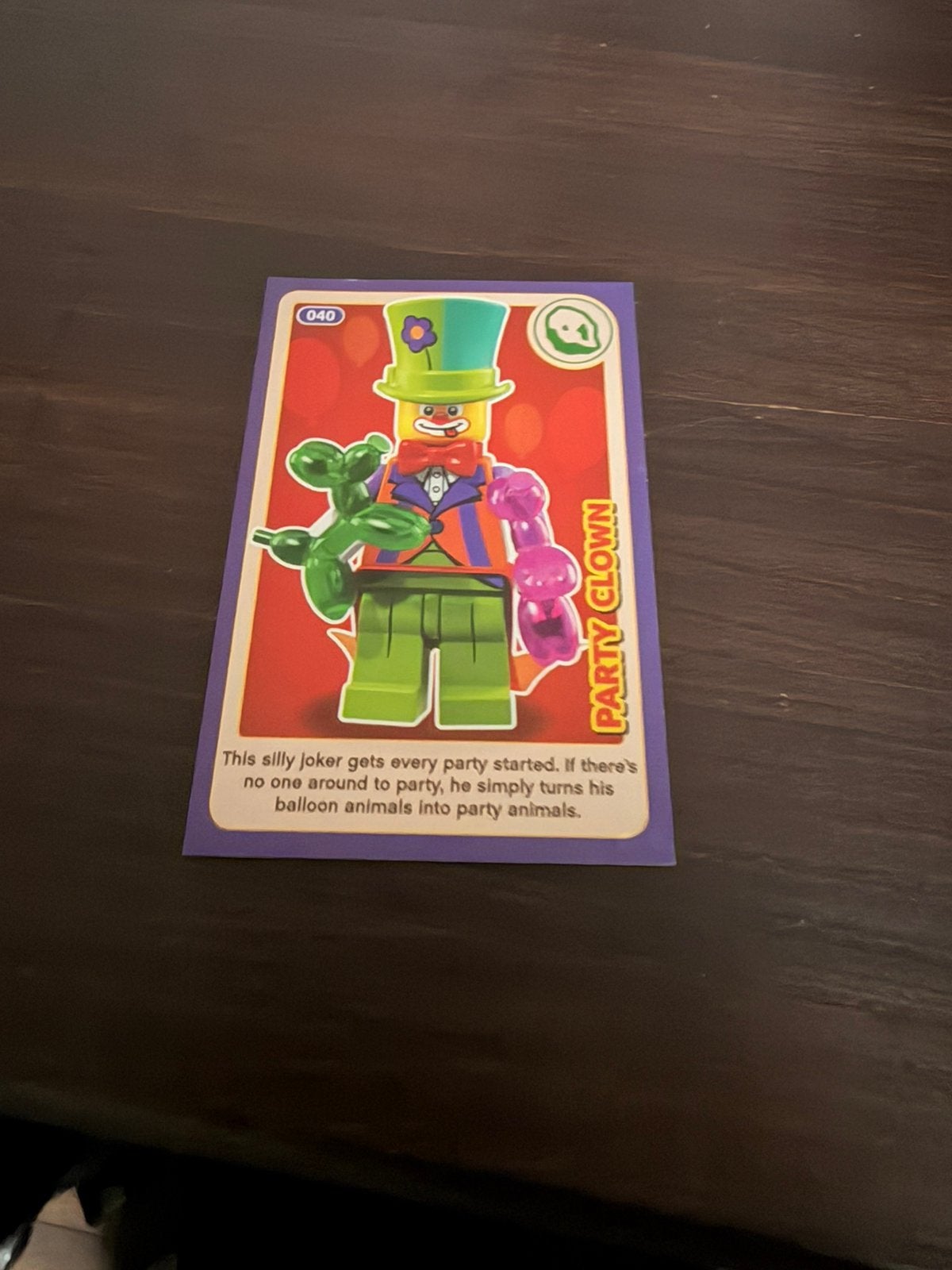Lego collectors card, Ophalen of Verzenden, Zo goed als nieuw