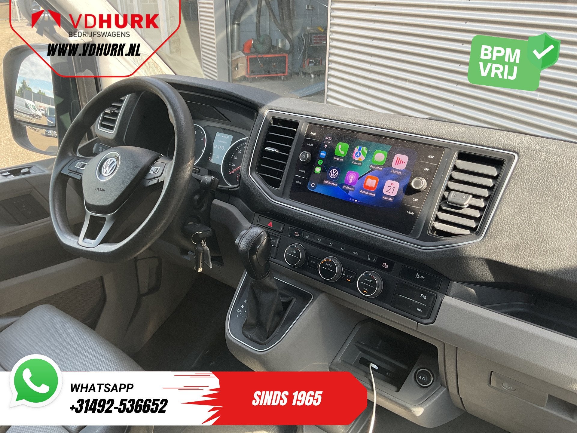 Volkswagen Crafter 35 2.0 TDI 180 pk DSG Aut. L4H3 LED/ Adap, Auto's, Stof, Gebruikt, 4 cilinders, Volkswagen