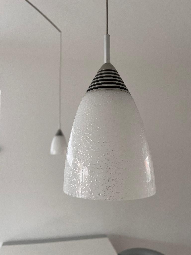 Hanglamp Bava, Huis en Inrichting, Lampen | Hanglampen, Ophalen, Gebruikt, Glas, 50 tot 75 cm