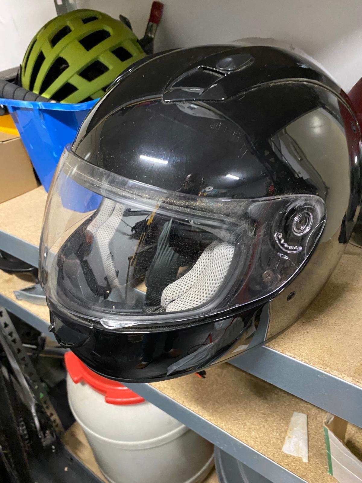 MotorX Integraalhelm Maat M Zwart, Motoren, M, Heren, Integraalhelm, Tweedehands