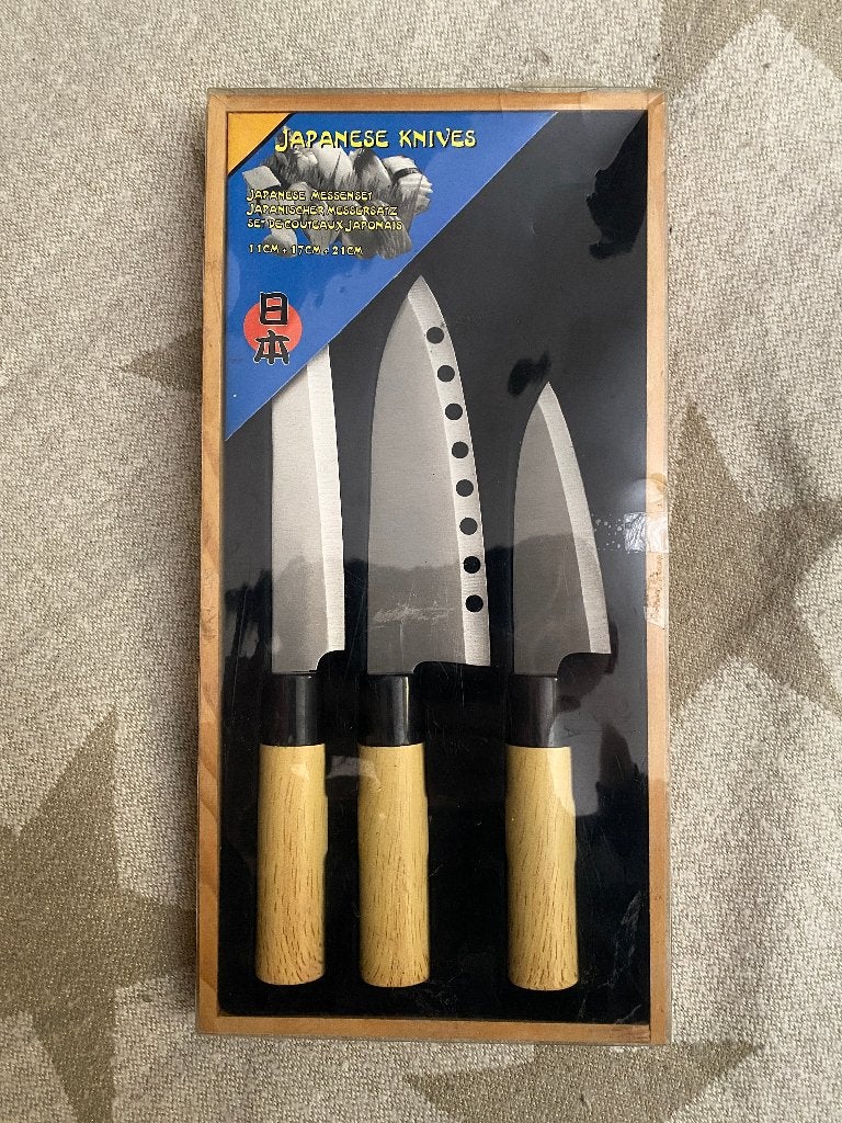 Japanse Keukenmessen set, Bestekset, Overige typen, Nieuw, Ophalen of Verzenden