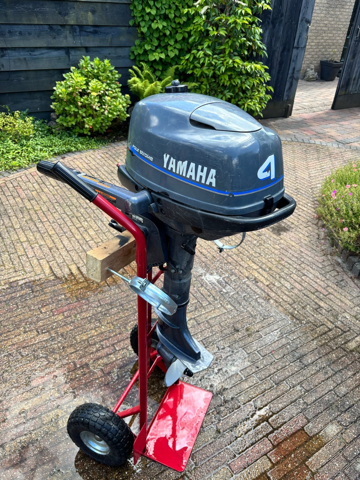 Yamaha 4 pk buitenboordmotor - 4 takt, Ophalen of Verzenden, Gebruikt