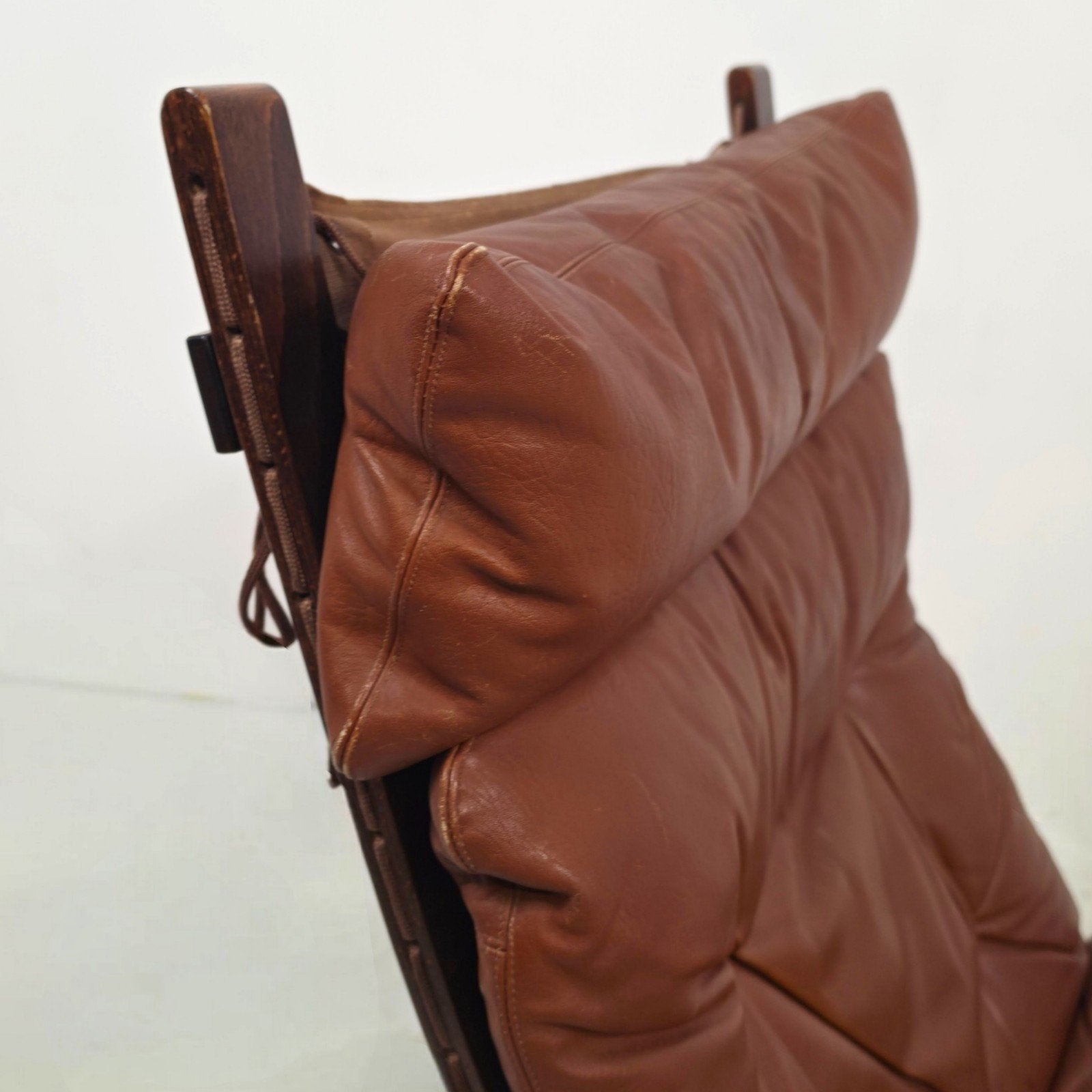 Ingmar Relling ‘Siesta’ lounge chair met voetenbank 70s, Ophalen of Verzenden