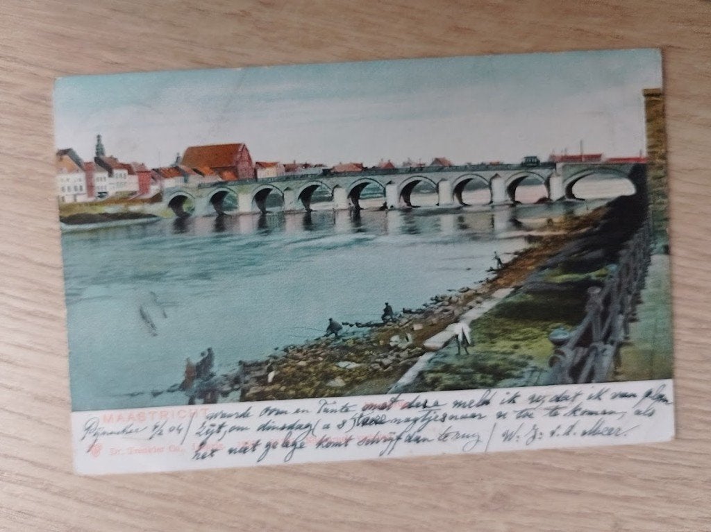 Maastricht, Sint Servaas brug, Ophalen of Verzenden, Voor 1920, Gelopen, Limburg