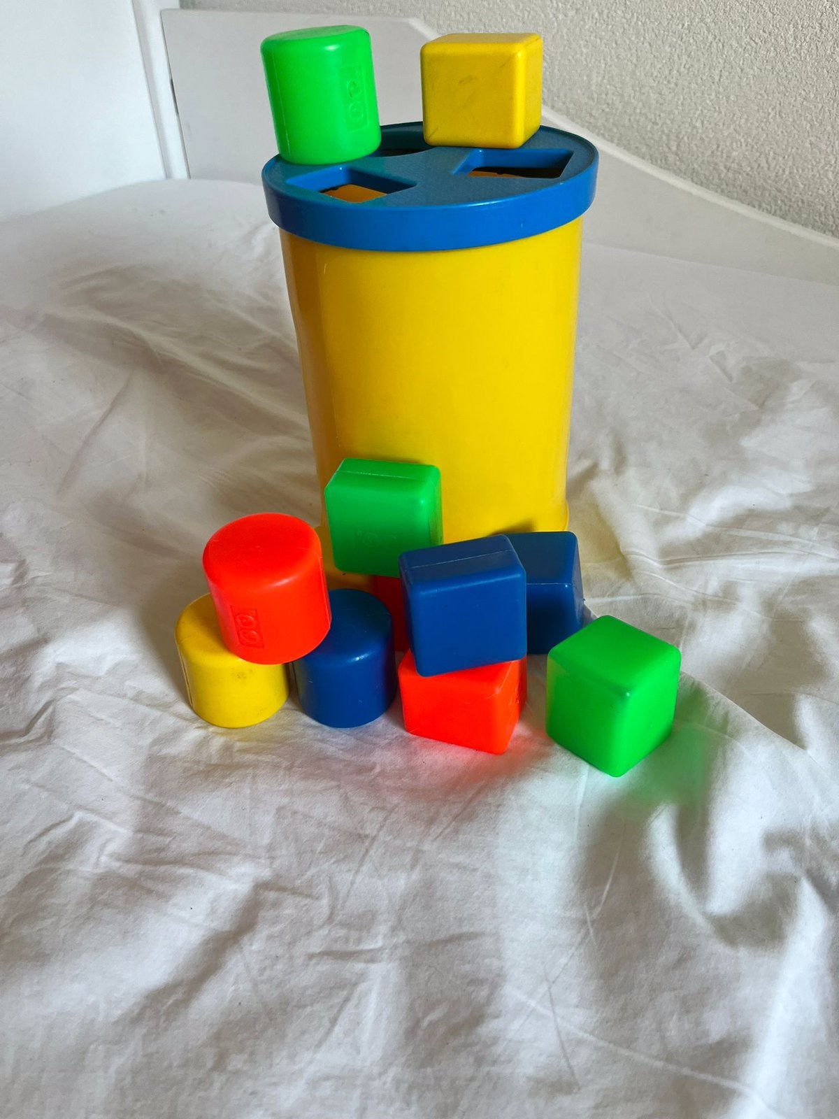 Fisher Price kunststof blokken speelset, Ophalen, Zo goed als nieuw, Speelset