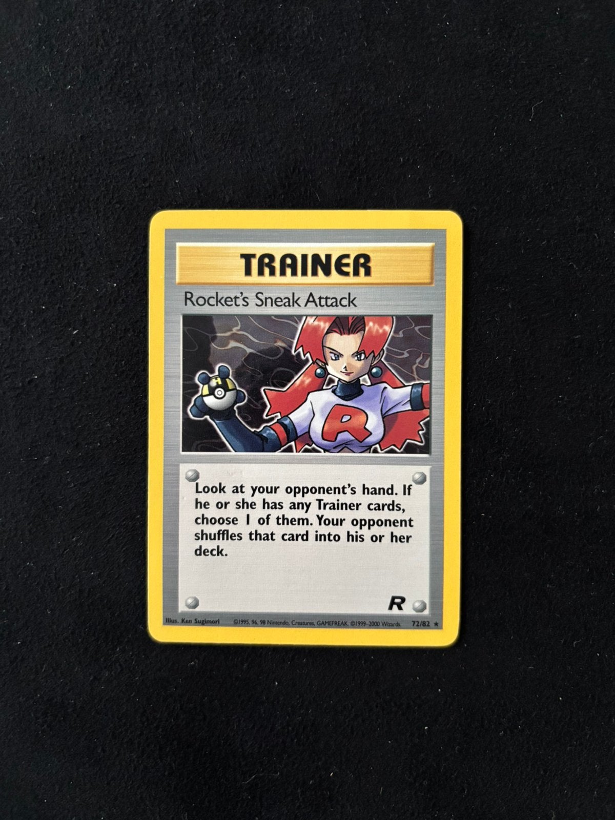Rocket’s Sneak Attack 72/82 Team Rocket rare, Ophalen of Verzenden, Zo goed als nieuw