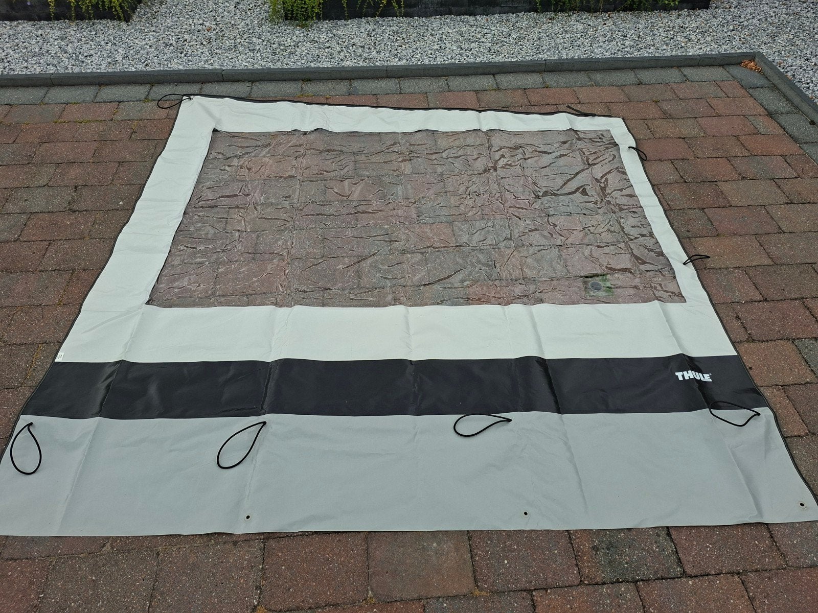 Thule Rainblocker G2 M 275 met rafter en Sunblocker, Ophalen, Zo goed als nieuw
