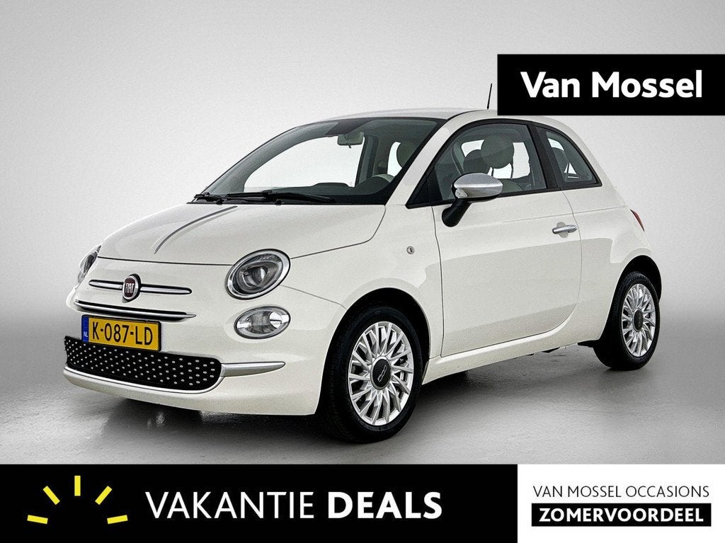 Fiat 500 1.0 Hybrid Lounge | Apple Carplay/Android Auto | Pa, Voorwielaandrijving, 12 maanden, Stof, Euro 6
