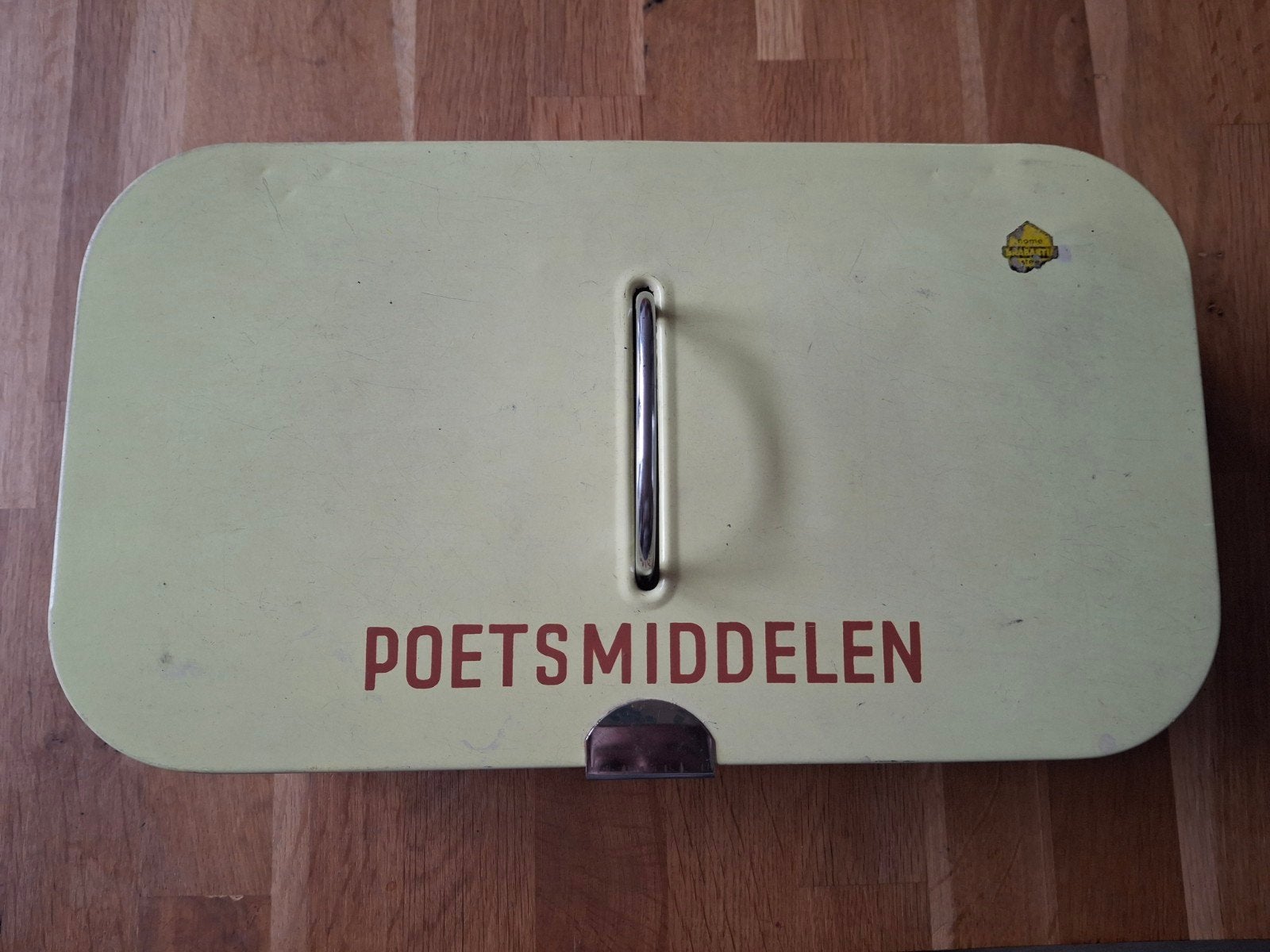 Vintage Poetsmiddelen Kist, Antiek en Kunst, Ophalen