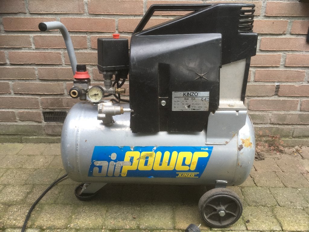Kinzo mobiele compressor, Mobiel, Gebruikt, 6 tot 10 bar, Ophalen of Verzenden
