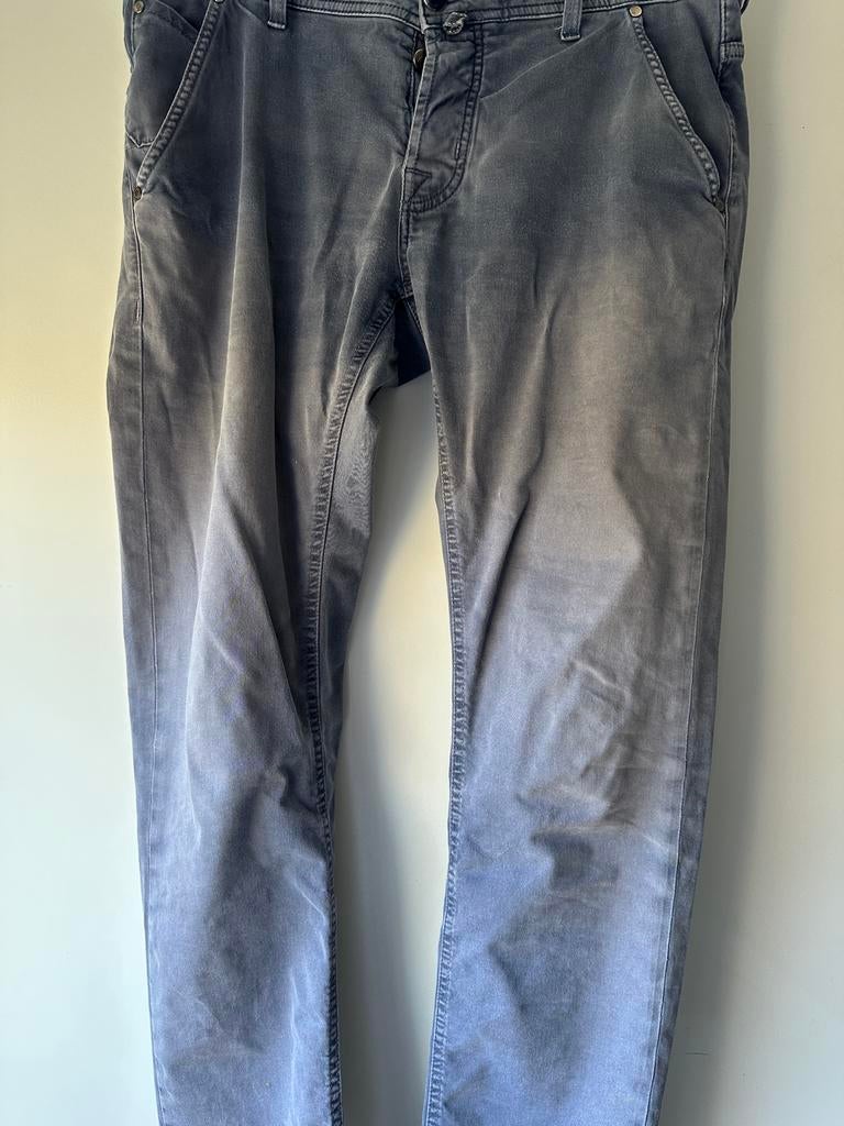 Jacob Cohën Tailored Jeans - Grijs/Blauw, Ophalen of Verzenden, Gedragen, Overige kleuren, W36 - W38 (confectie 52/54)
