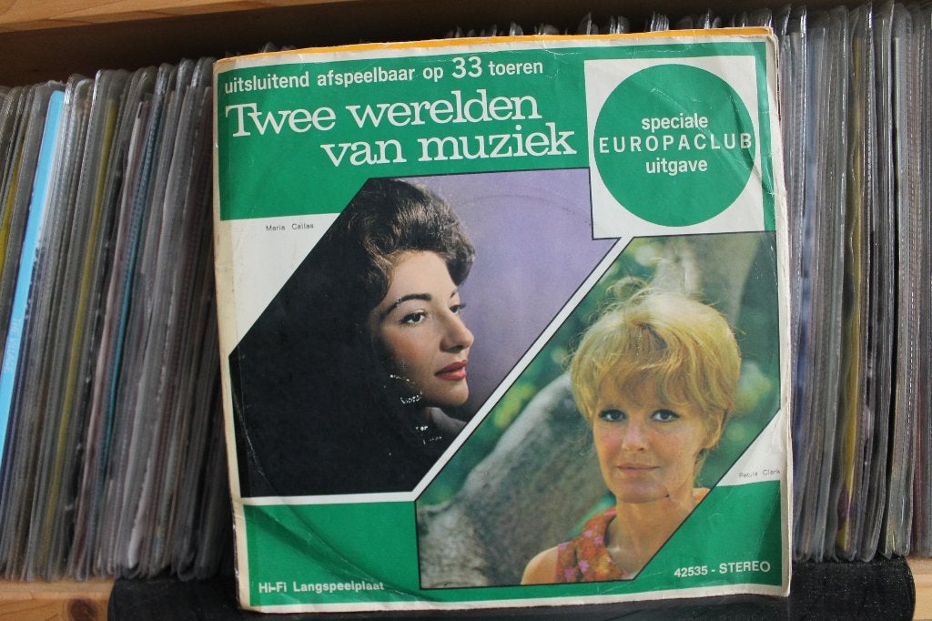 7" Single Twee Werelden Van Muziek Speciale Europaclub Uitga, Gebruikt, 7 inch, Ophalen of Verzenden, Pop