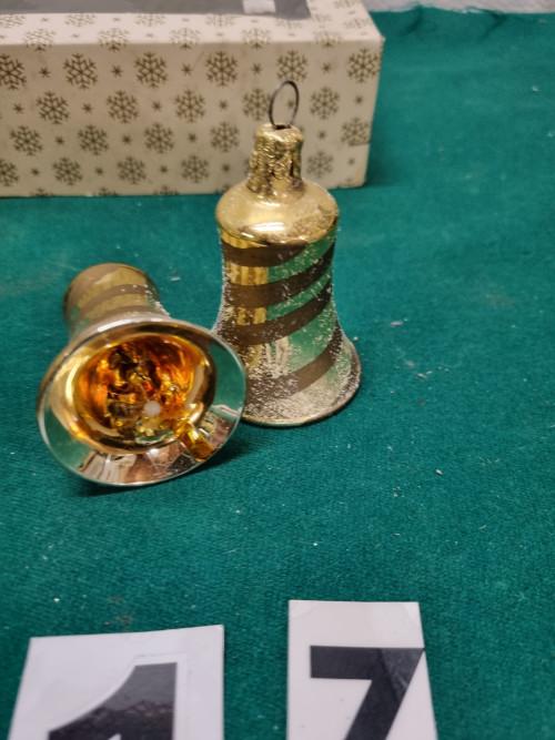 kerstboom klokken goud kleurig glas, Ophalen of Verzenden, 'T Olde Gre-j, Info@toldegrej.nl, Endepoelstraat 20f Didam