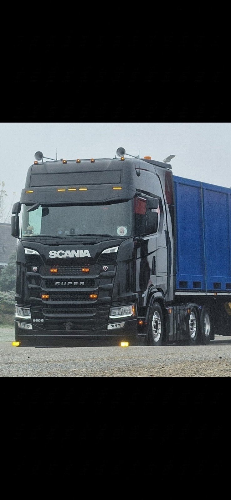 Coles zonneklep voor Scania NextGen met 5 oranje toplampen, Auto-onderdelen, Vrachtwagen-onderdelen, Ophalen, Gebruikt, Scania